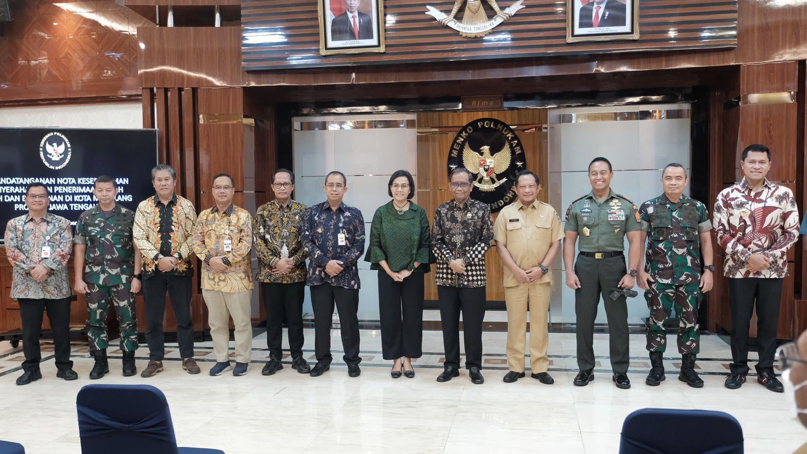 TNI, Kemenkeu dan Pemkot Magelang Teken Nota Kesepahaman, Polemik Aset Eks Mako Akabri Selesai