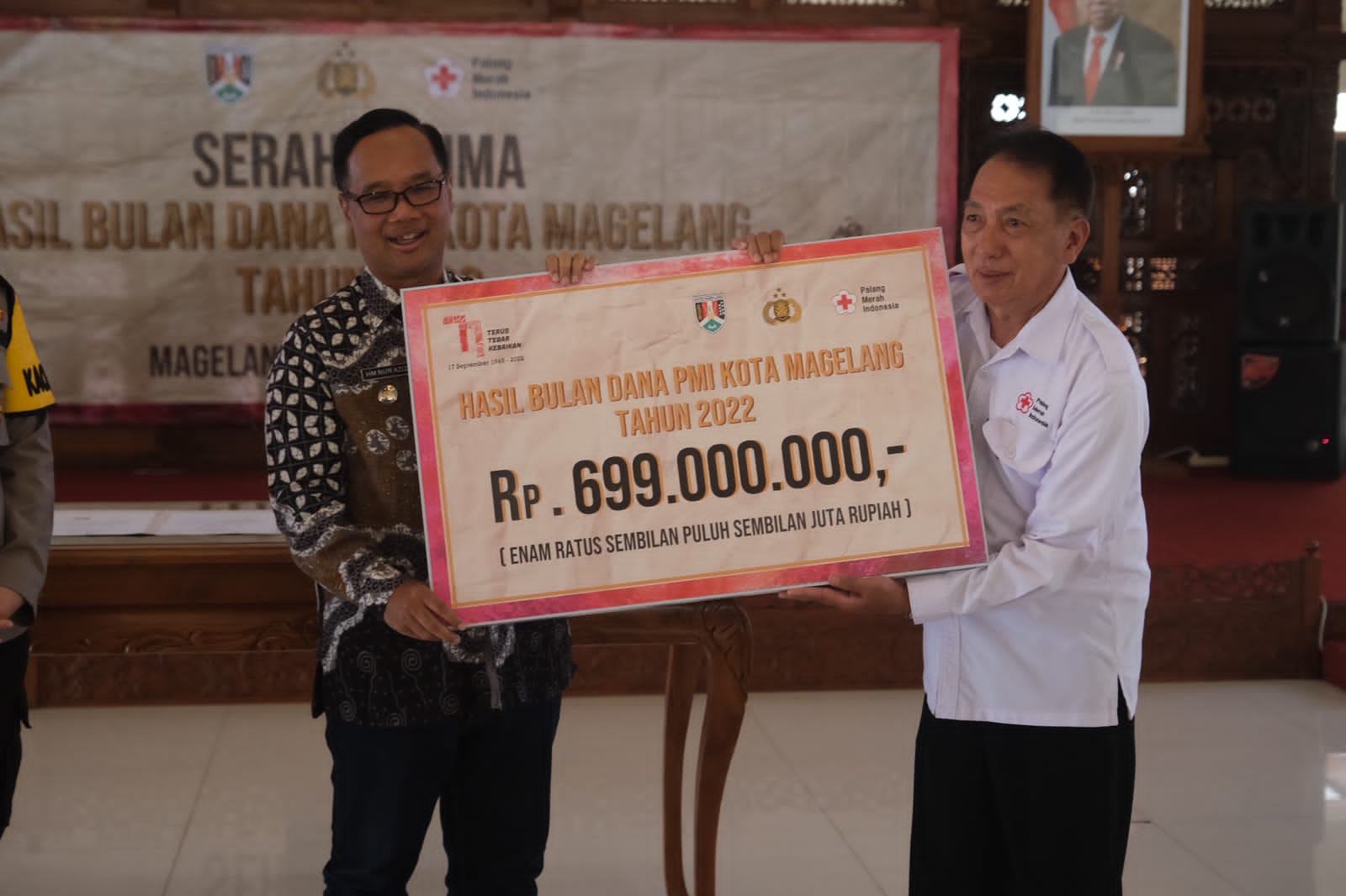 Perolehan Bulan Dana PMI Kota Magelang Lampaui Target Capai Rp 699 Juta