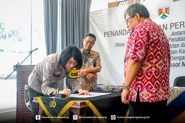 Cegah Sanksi Hukum, Polres Magelang Kota Dampingi Kegiatan Pemkot Magelang