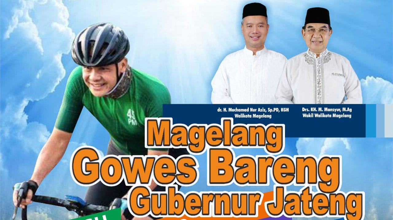 Besok! Gowes Bareng Gubernur Jateng di Kota Magelang