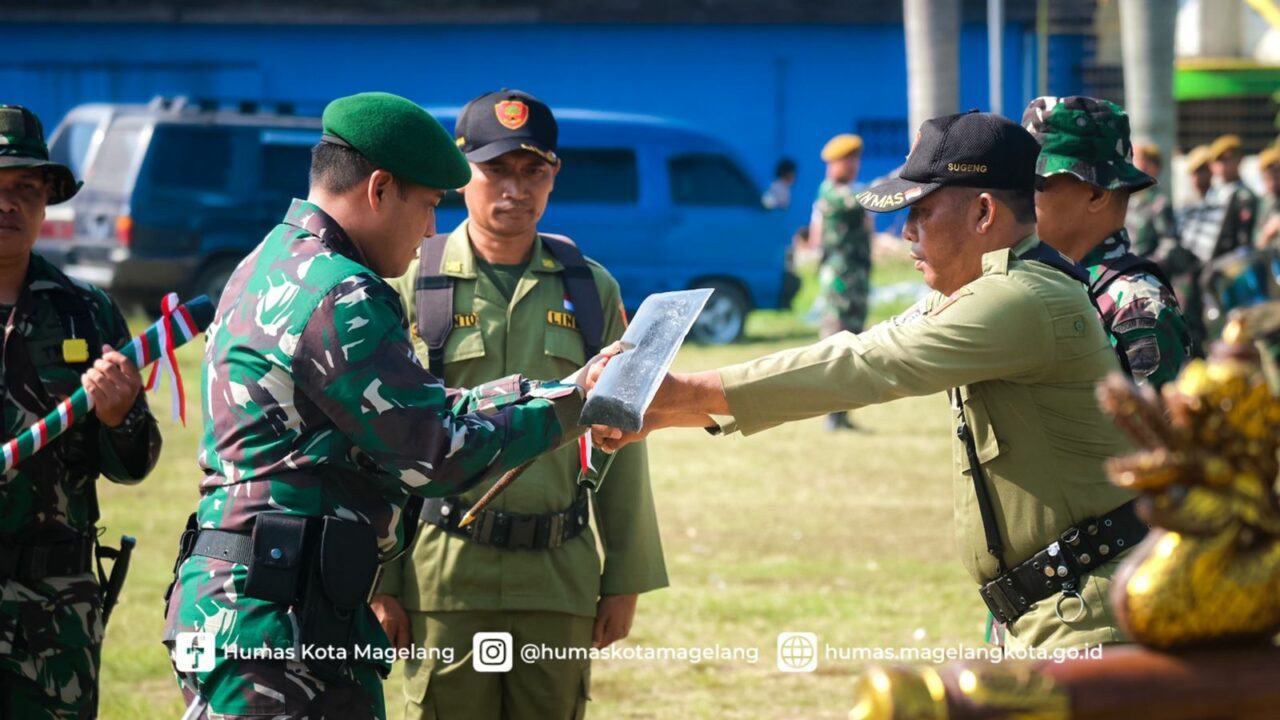 Resmi Ditutup, TMMD Sengkuyung Tahap I-2023 Bangun Talud Pembatas Makam di Kampung Nambangan
