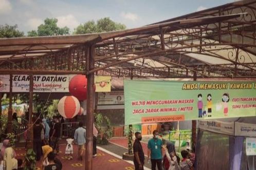 Terapkan Prokes Covid-19 Ketat, Taman Kyai Langgeng Ramai Dikunjungi Wisatawan