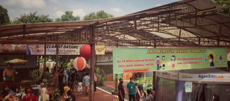 Terapkan Prokes Covid-19 Ketat, Taman Kyai Langgeng Ramai Dikunjungi Wisatawan
