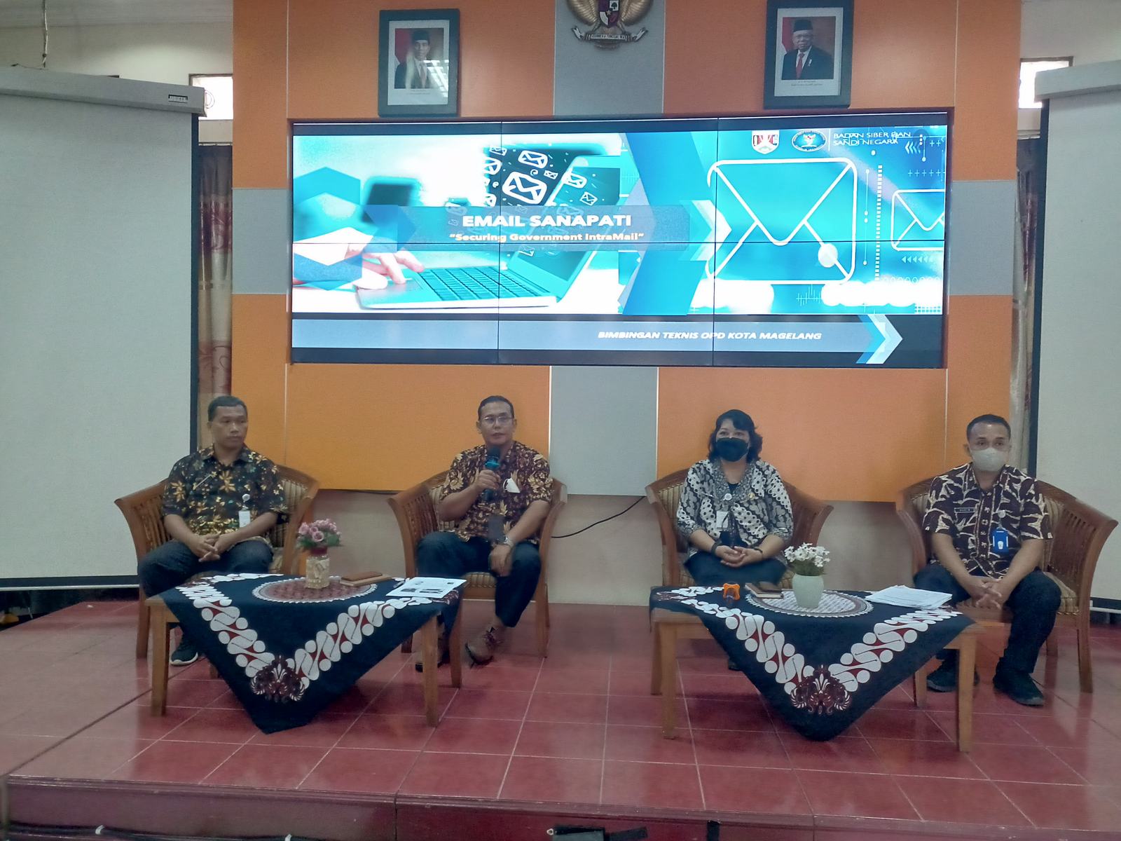 BIMBINGAN TEKNIS EMAIL SANAPATI PADA OPD PEMERINTAH KOTA MAGELANG