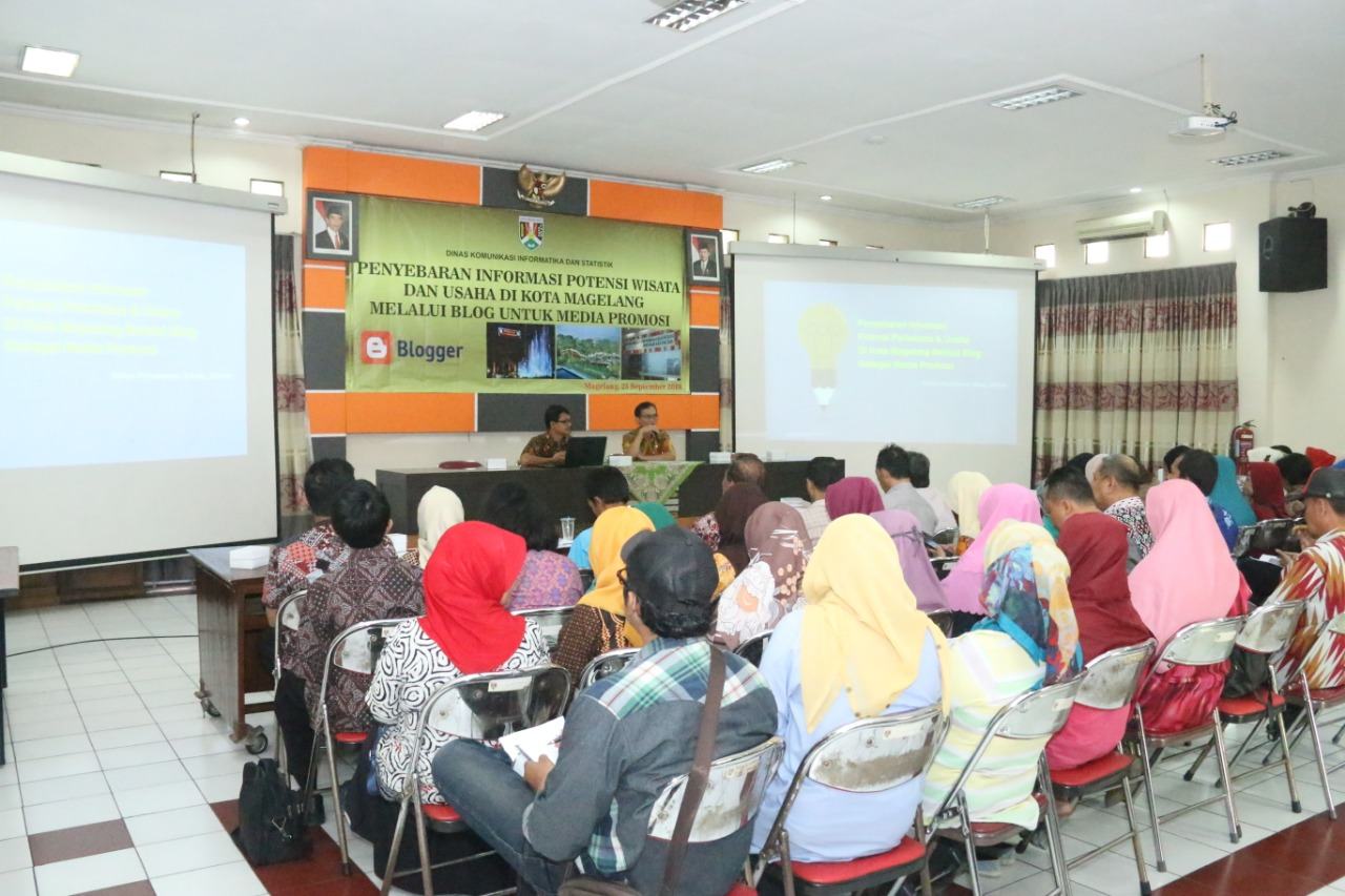 Diskominsta Kota Magelang  Ajak Promosikan Potensi Wisata dan UMKM Melalui Blog
