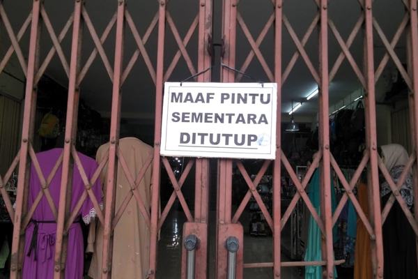 AKSES PASAR REJOWINANGUN PADA 6-19 AGUSTUS 2020 SEMENTARA HANYA MELALUI SATU PINTU MASUK