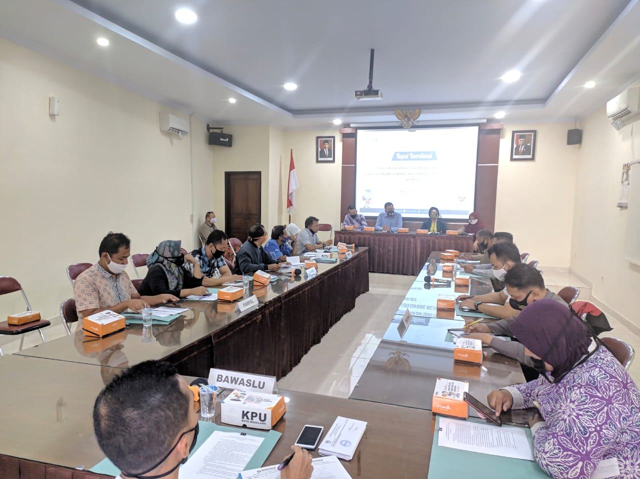 JAJARAN DISHUB, SATPOL PP DAN KESBANGPOL LINMAS KOTA MAGELANG SIAP DUKUNG KESUKSESAN PILKADA 2020
