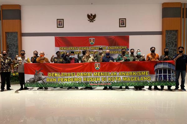 DEKLARASI DAMAI CIPTAKAN SUASANA KONDUSIF DI KOTA MAGELANG