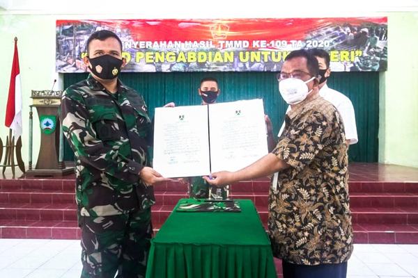 SINERGI PEMERINTAH KOTA MAGELANG DAN TNI SUKSESKAN PELAKSANAAN TMMD KE-109