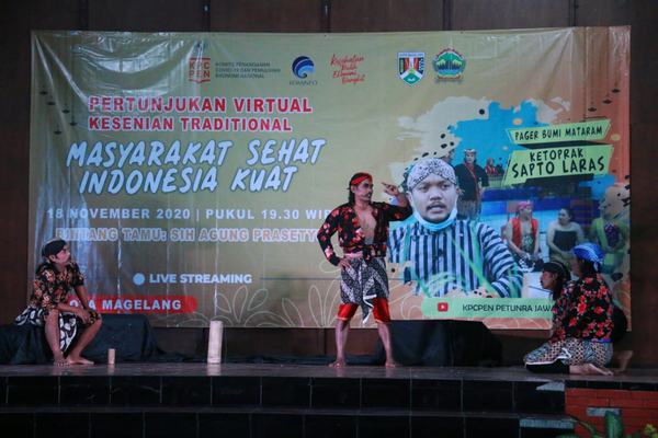KEMKOMINFO GANDENG PELAKU BUDAYA KOTA MAGELANG DALAM PERTUNJUKAN SENI VIRTUAL