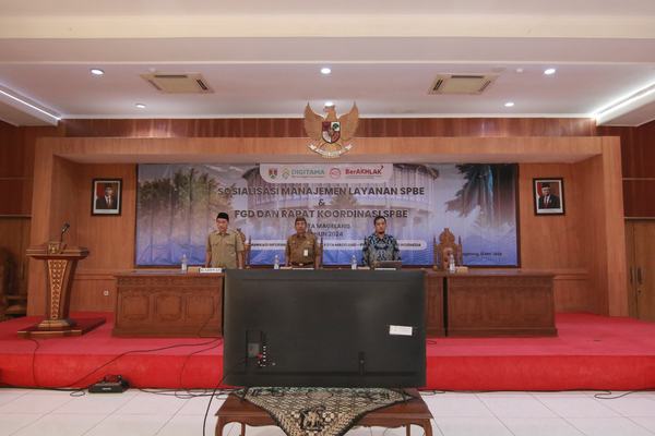 Sosialisasi Manajemen Layanan SPBE & FGD dan Rapat Koordinasi SPBE Kota Magelang  Tahun 2024