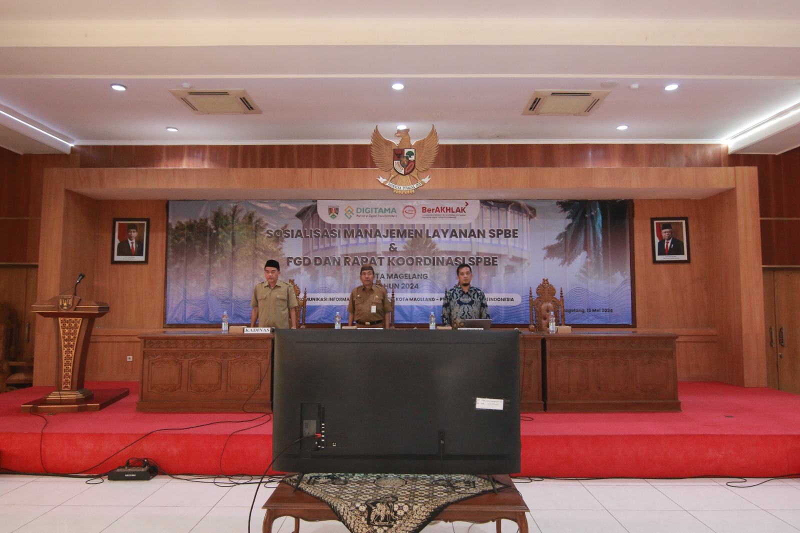 Sosialisasi Manajemen Layanan SPBE & FGD dan Rapat Koordinasi SPBE Kota Magelang  Tahun 2024