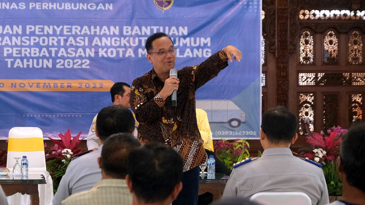 310 Awak Angkutan menerima Bantuan Operasional dari Pemkot Magelang