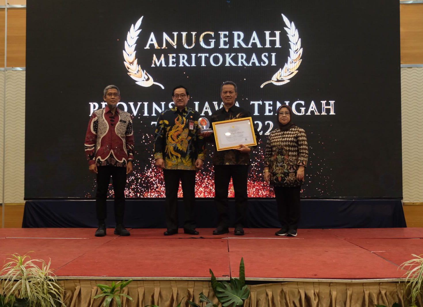 Kota Magelang Raih Anugerah Meritokrasi 2022 dari Pemprov Jateng