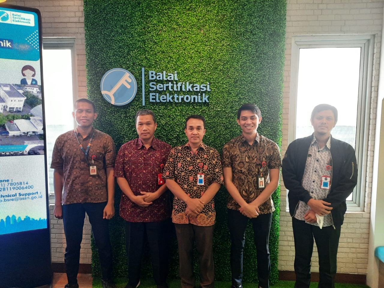Pemkot Magelang melalui Diskominsta melakukan Koordinasi dengan BSrE dan BSSN