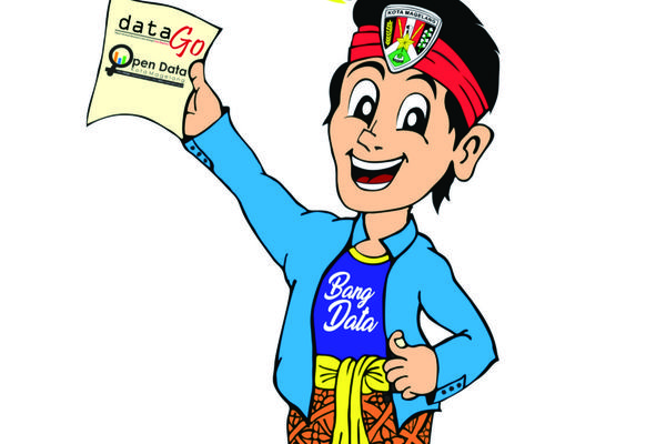 BANG DATA - Maskot Portal Data Terbuka Kota Magelang