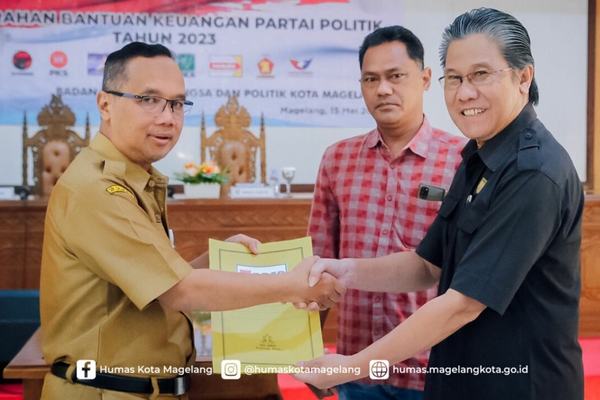 Pemkot Magelang Berikan Bantuan Keuangan Parpol