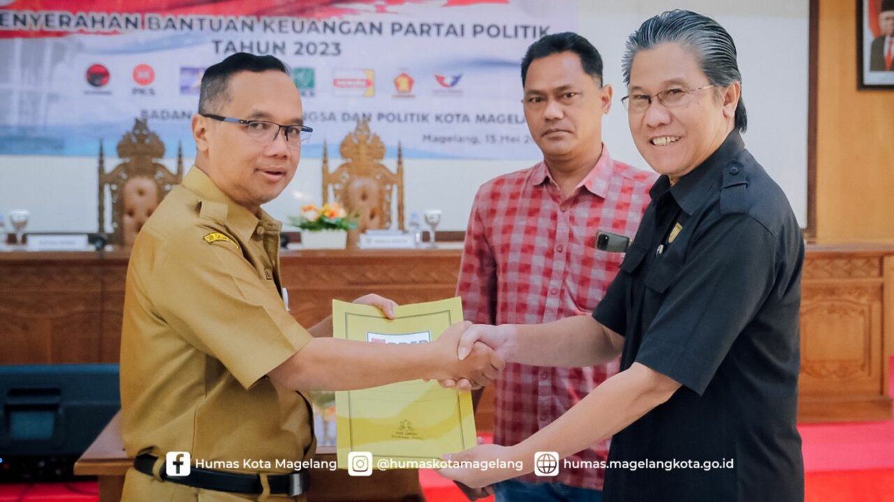 Pemkot Magelang Berikan Bantuan Keuangan Parpol