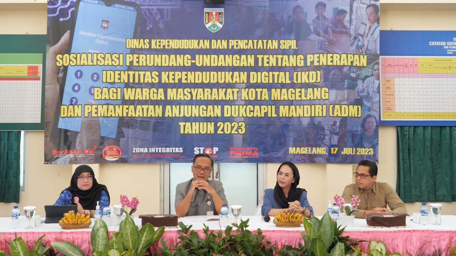 Capain Aktivasi IKD Kota Magelang Tertinggi di Jawa Tengah