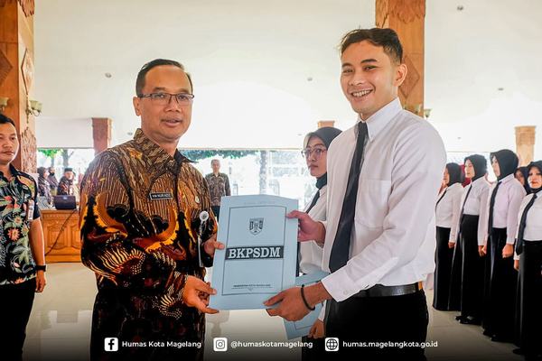 Wali Kota Magelang Lantik 87 PPPK Guru Formasi Tahun 2022