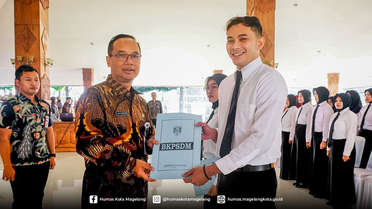Wali Kota Magelang Lantik 87 PPPK Guru Formasi Tahun 2022