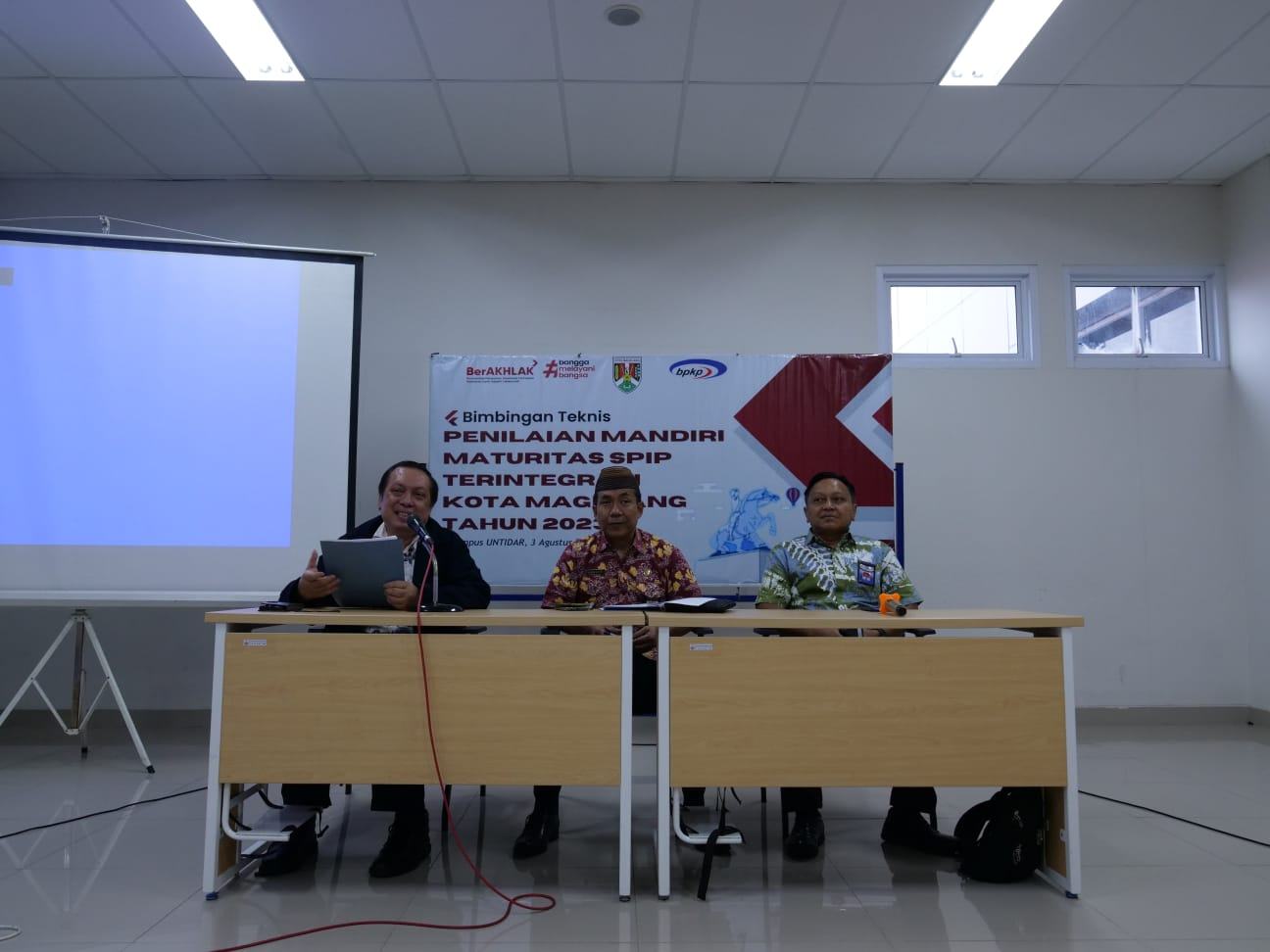 Inspektorat Selenggarakan Bimtek Penilaian Mandiri Maturitas SPIP bagi OPD