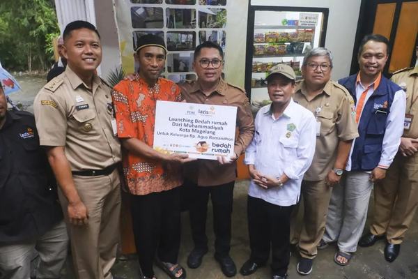 LAZISMU dan Pemkot Magelang Bedah Rumah Warga Nambangan Jadi Layak Huni