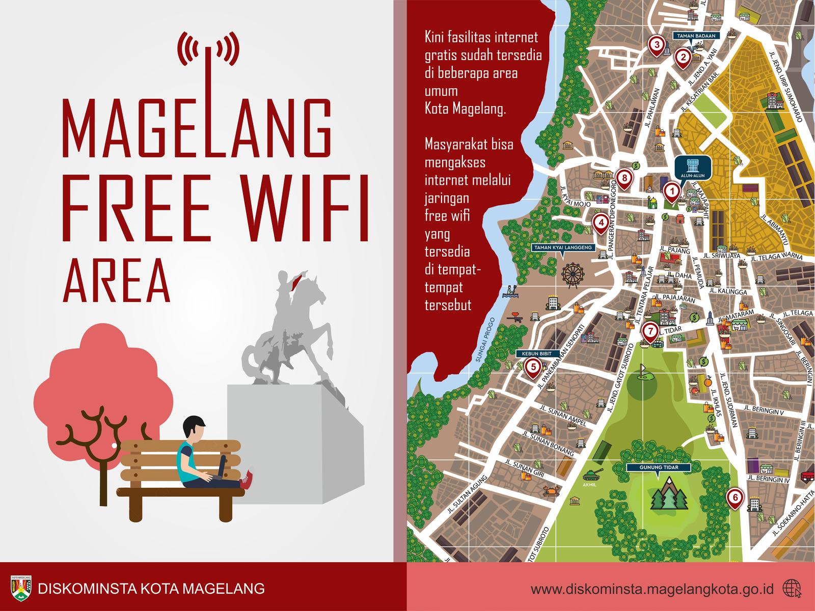 FREE WIFI AREA KOTA MAGELANG