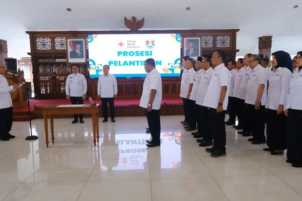 Pengurus PMI Kota Magelang 2024-2029 Dilantik, Damar Tekankan Integritas dan Kejujuran