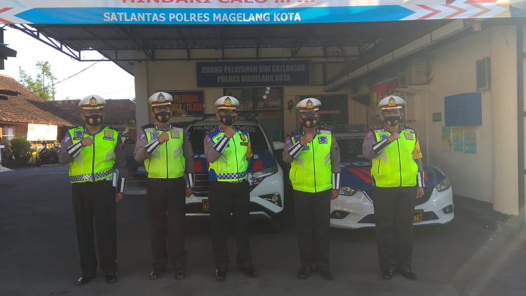OPERASI PATUH CANDI 2020 DILAKSANAKAN, POLRES MAGELANG KOTA HIMBAU MASYARAKAT PATUH DAN DISIPLIN PROTOKOL