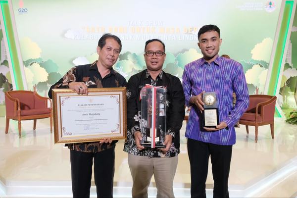 Kota Magelang Raih Penghargaan Green Leadership "Nirwasita Tantra" 2021