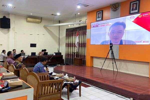 Pemerintah Kota Magelang Mengikuti Penilaian Interviu Evaluasi SPBE Tahun 2024