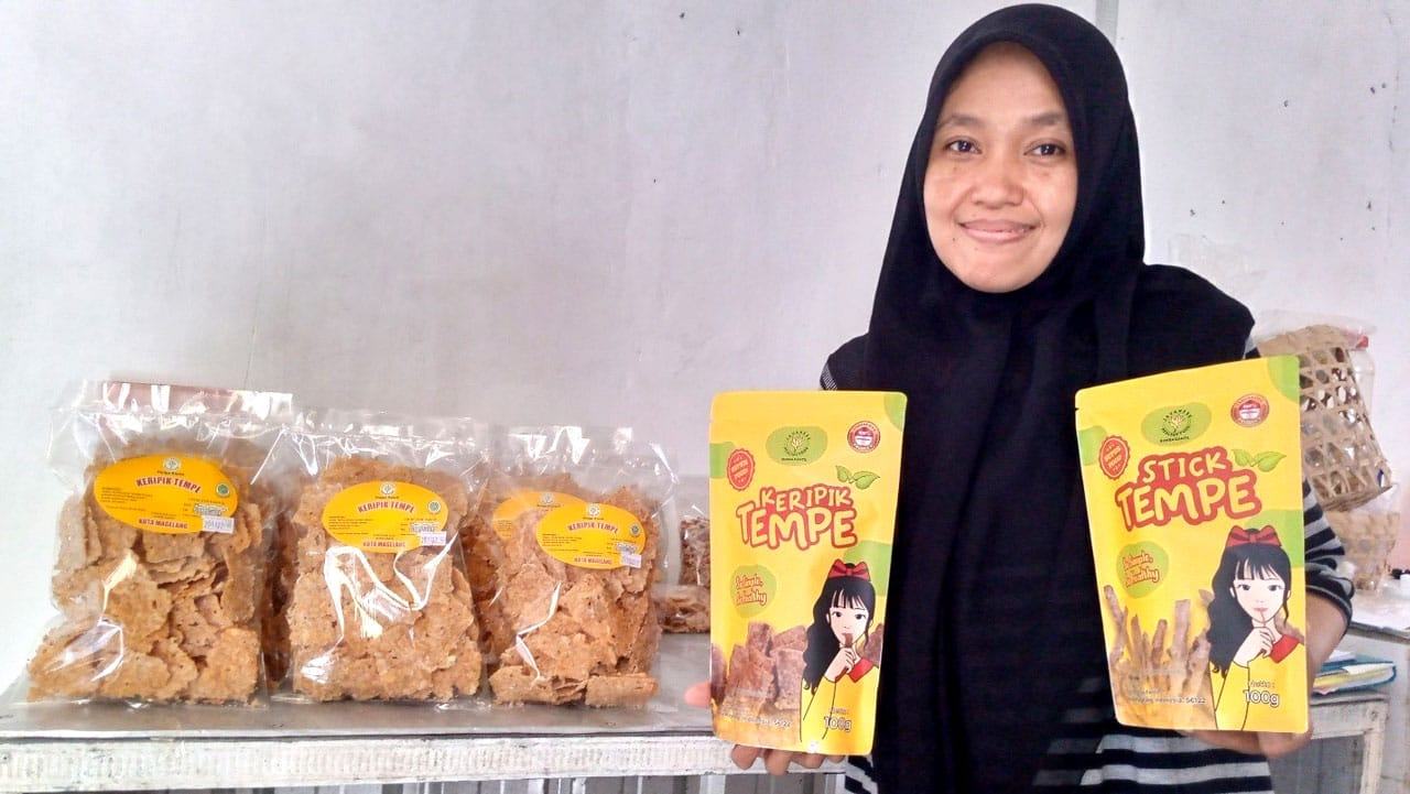 Keripik Tempe Bunga Kantil Asli Magelang Kuasai Pasar Nasional, Omzet Jutaan Rupiah Perbulan