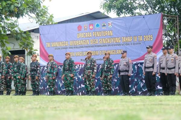 TMMD Sengkuyung Tahap IV Tahun 2025 di Kota Magelang Resmi Ditutup