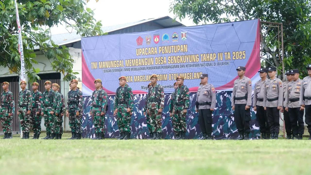 TMMD Sengkuyung Tahap IV Tahun 2025 di Kota Magelang Resmi Ditutup