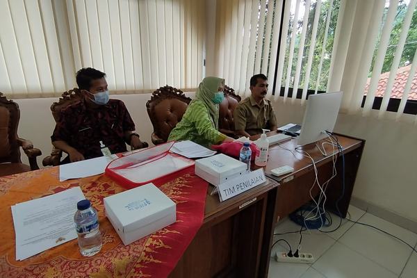 Komisi Informasi Provinsi Jawa Tengah Visitasi Pemeringkatan Badan Publik Kota Magelang