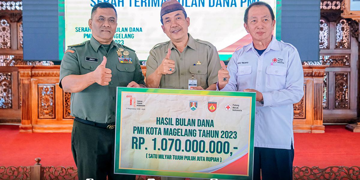 Bulan Dana PMI Kota Magelang 2023 Terkumpul Lebih Dari Rp 1 Miliar