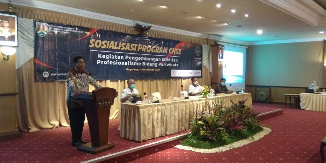 PELAKU USAHA PARIWISATA DI KOTA MAGELANG TERIMA BANTUAN HIBAH KEMENPAREKRAF