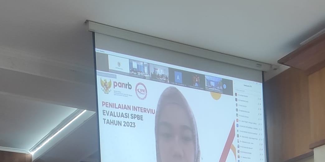 Pemerintah Kota Magelang mengikuti Penilaian Interviu Evaluasi SPBE Tahun 2023