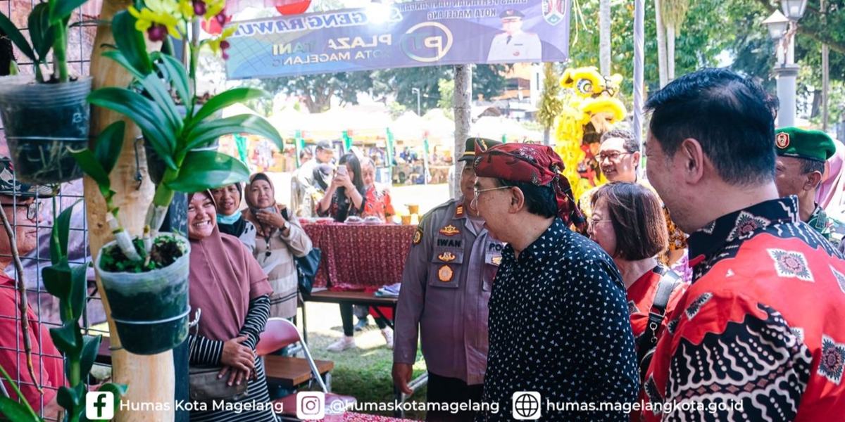 180 UMKM Buka Lapak Di Alun-alun Kota Magelang Sambut Kirab Jut Bio