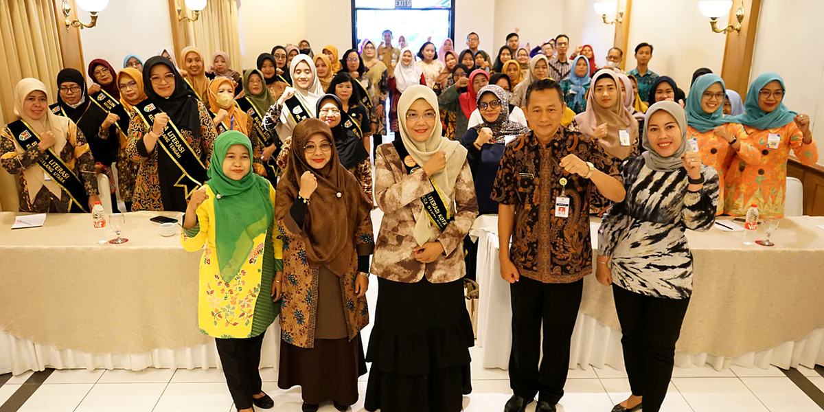 20 Bunda Literasi Tingkat Kecamatan dan Kelurahan Kota Magelang Dikukuhkan