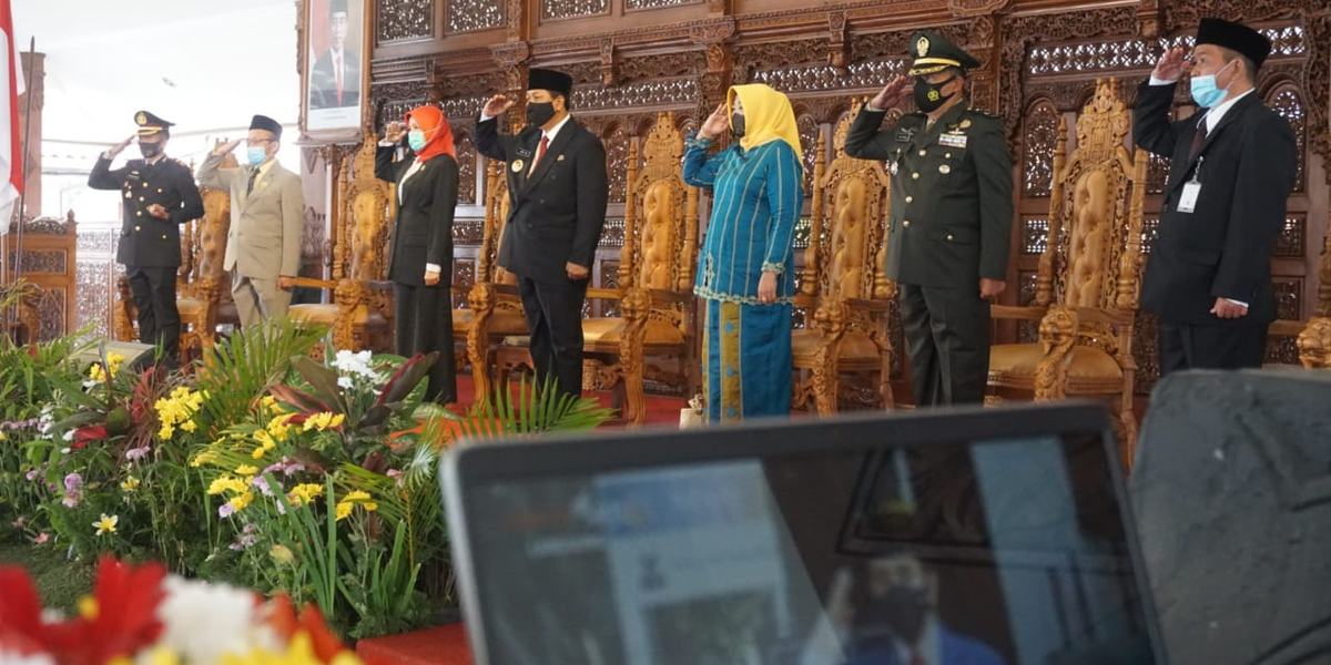 WALI KOTA MAGELANG IKUTI UPACARA PERINGATAN HARI KESAKTIAN PANCASILA SECARA DARING