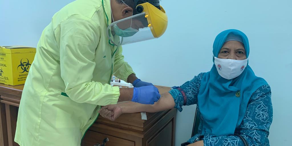 PERINGATI HARI IBU, TP PKK KOTA MAGELANG GELAR RAPID TEST UNTUK PEREMPUAN