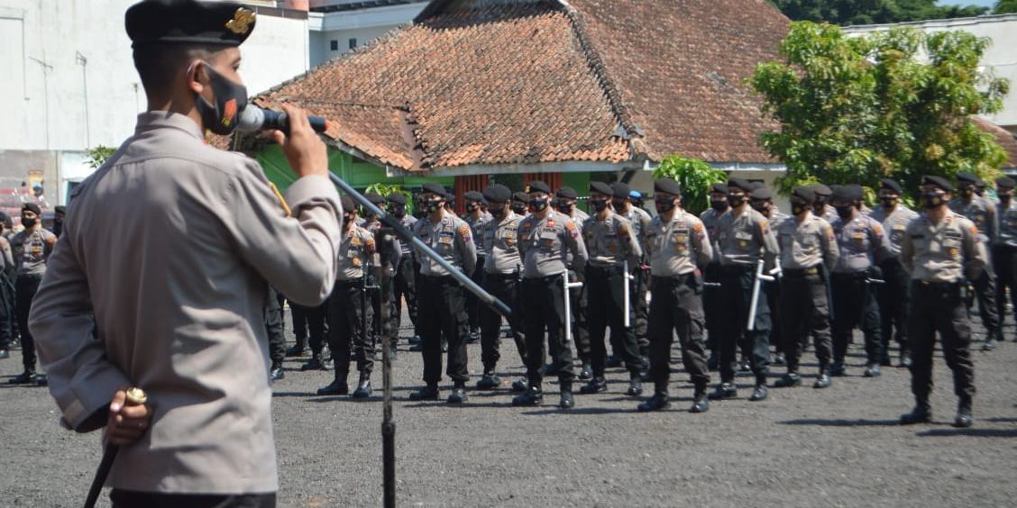 JAJARAN POLRES, DISHUB DAN SATPOL PP KOTA MAGELANG SIGAP BERKOLABORASI AMANKAN GELAR AKSI DEKLARASI KAMI