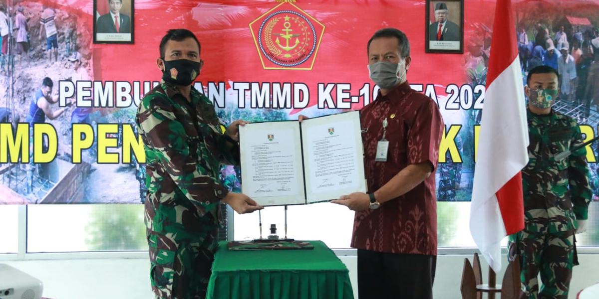 TNI DAN PEMKOT MAGELANG TINGKATKAN SINERGI DALAM AKSELERASI PEMBANGUNAN MELALUI TMMD SENGKUYUNG