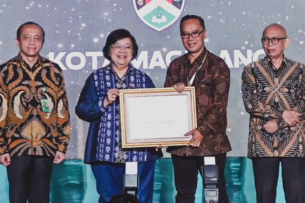Kota Magelang Terima Penghargaan Nirwasita Tantra 2022