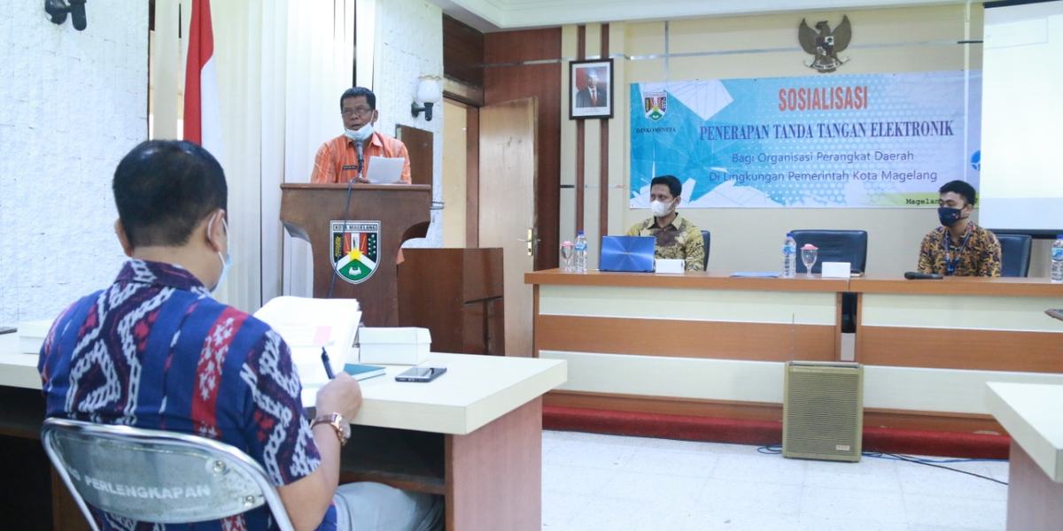 PEMKOT SOSIALISASIKAN PENERAPAN TANDA TANGAN ELEKTRONIK