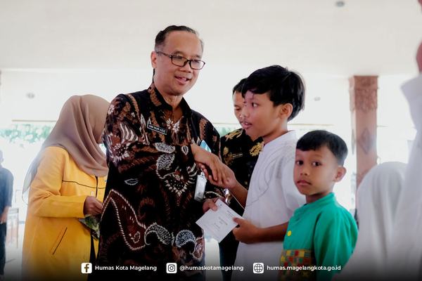 Baznas Kota Magelang Salurkan Bantuan Rp 85 Juta Untuk Anak Yatim