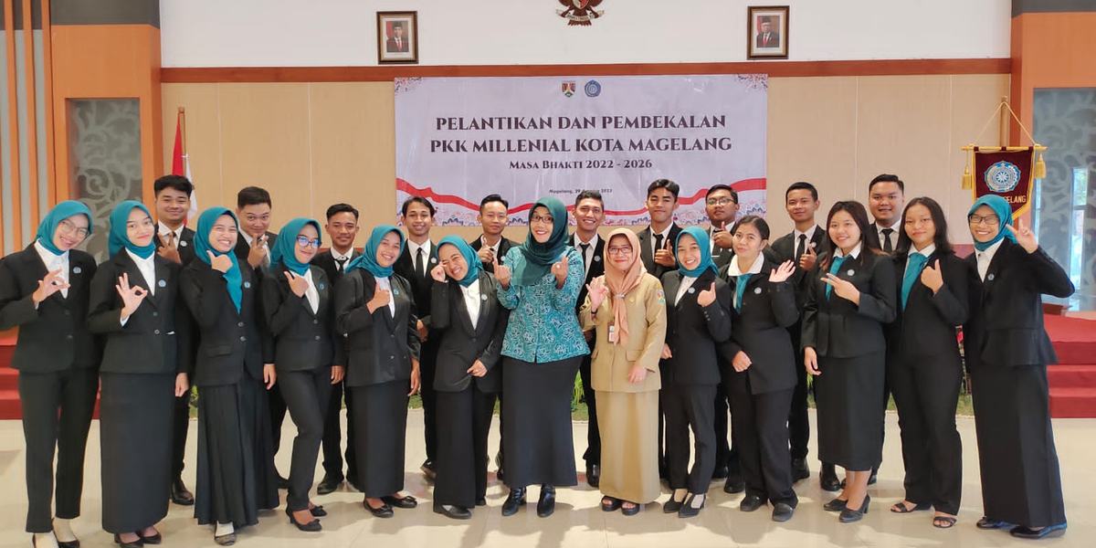 Libatkan Kiprah Generasi Muda, Ketua TP PKK Kota Magelang Lantik PKK Milenial