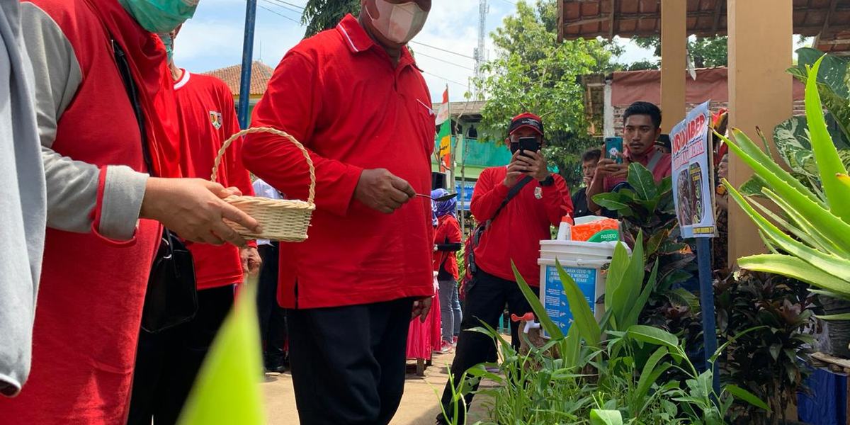 WALI KOTA MAGELANG APRESIASI HASIL PANEN KELOMPOK WANITA TANI KELURAHAN POTROBANGSAN